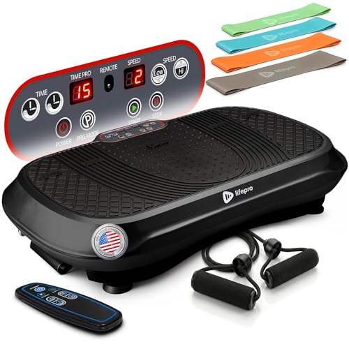 Vibration Plate Exercise Machine with 99 Speeds & 10 Presets