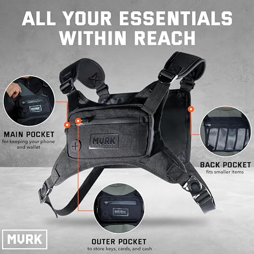 Water Resistant Running Vest Pack with Phone Holder & Reflective Detail