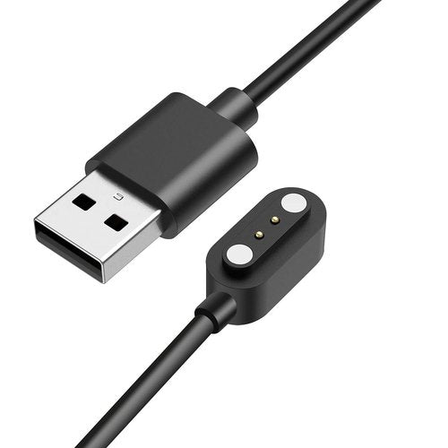 Lamshaw Compatible with Greemoor Dog Bark Collar Charger, Magnetic USB Charging Cable Replacement Charger Cable Compatible with Greemoor AI Dog Bark Collar (2 Pack-Black+Black)