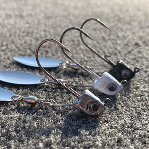 Sneaky Underspin Fishing Lure - OG Silver Blade, 3/16 oz.