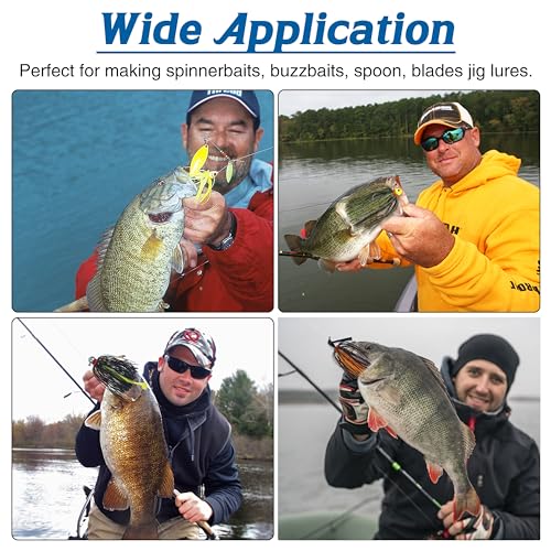 Silicone Spinnerbait Skirts Replacement Kit with Tube Rattles - 6pcs