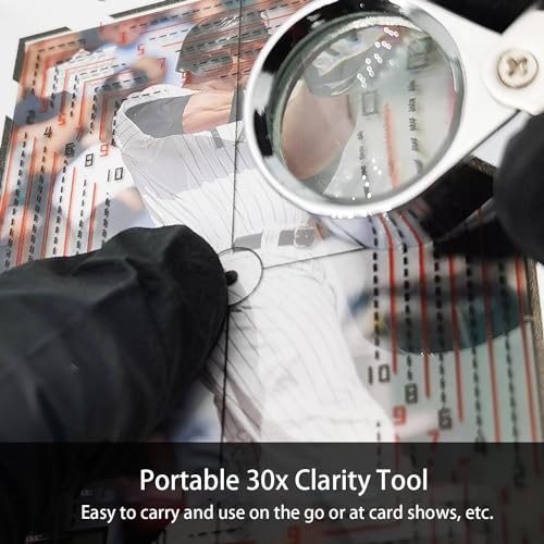 Deyimmei Sports Cards Grading Kit, Sports Trading Cards Measuring Tools, Card Centering Grading Tool, Clarity Tool Set with LED