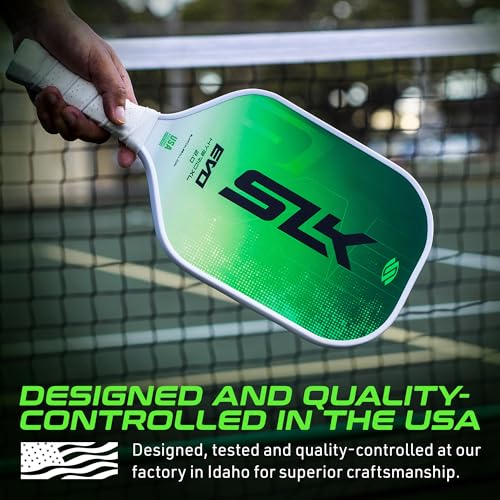 Selkirk Sport SLK Evo Power Hybrid Pickleball Paddle XL Green - Control & Spin