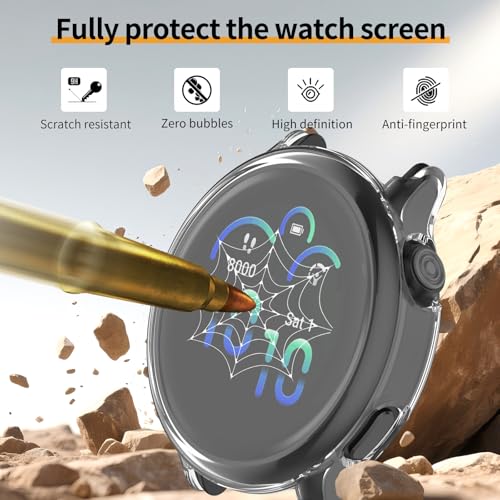4-Pack TPU Screen Protector Case for Smartwatch - Full Coverage Guard