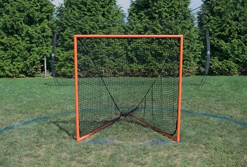 High School Lacrosse Goal - 6ft x 6ft x 7ft with Black Net
