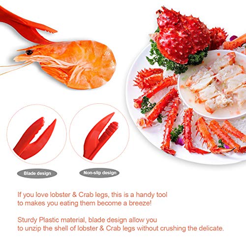 10PCS Seafood Tool Set - Crab & Lobster Crackers, Forks & Knives