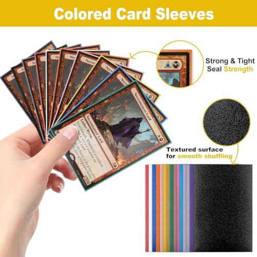 150 Premium Matte Card Sleeves - Glacier Blue - Ideal for TCGs