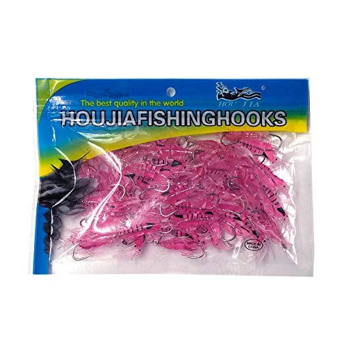 Micro Shrimp Lures - Scented Fishing Bait for Trout & Bass - 20 Pack