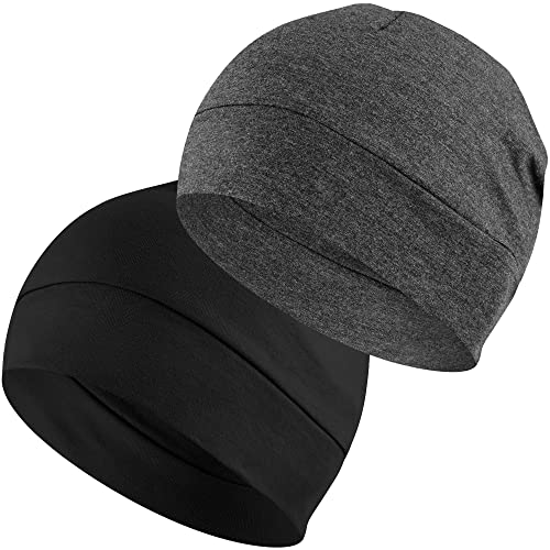 Cotton Skull Cap Beanie for Men and Women - Lightweight & Breathable Nightcap