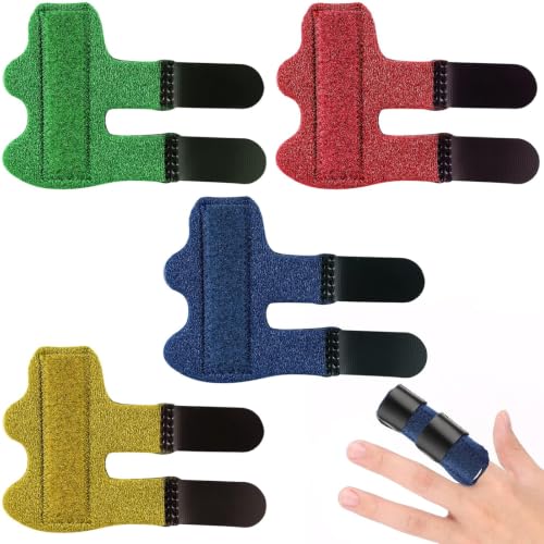 Finger Splint for Kids - 4 Pack Adjustable Support Brace