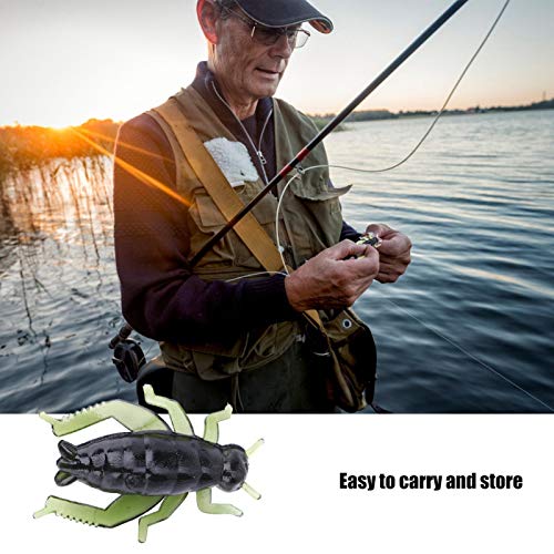 50 Pcs Soft Plastic Fishing Lures - Realistic Cricket Design