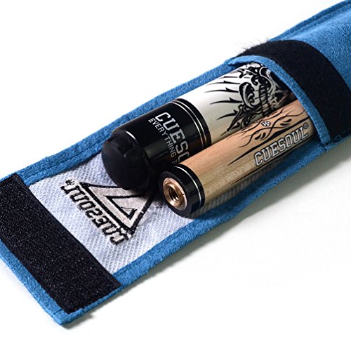 CUESOUL 58 Inch Maple Pool Cue Stick Kit - Rockin Series G407, 21oz, Hardwood & Carbon Fiber