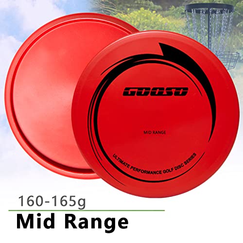 Disc Golf Set with Bag - 6 Discs for Outdoor Play - Black