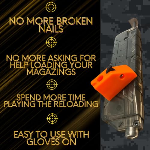 Airsoft Speed Loader for Pistol Magazines - Orange