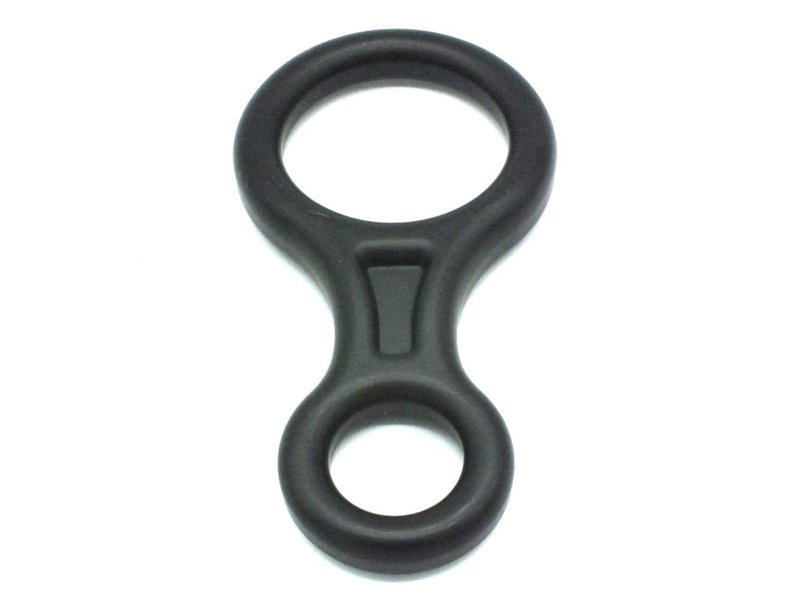 ProClimb 35 kN Fall Rescue Figure 8 Aluminum Descender Rigging Plate Heavy Duty Belay Device (Black)