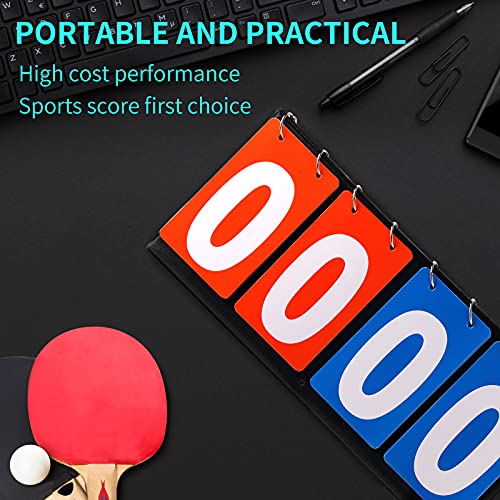 Scoreboard Score Keeper for Basketball & Tennis - Red/Blue