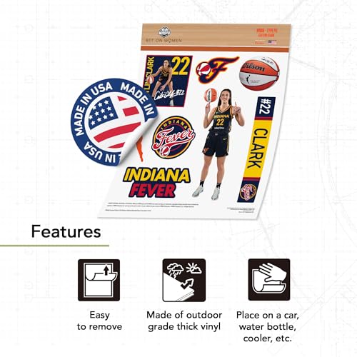 Indiana Fever Caitlin Clark WNBA Official Sticker Decal - Premium Vinyl