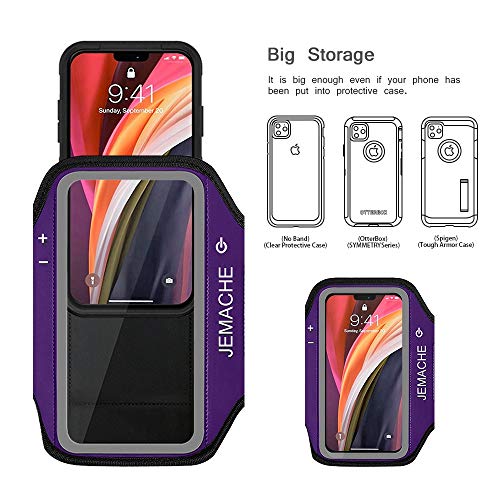 iPod Touch Armband - Purple, Touch Screen Compatible, Key Holder