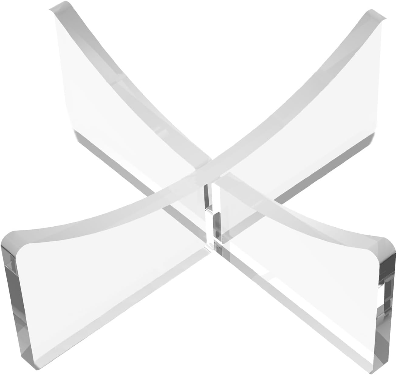 Skiennix Basketball Stand - 3-Pack Acrylic Display Holders for Football, Soccer & Volleyball