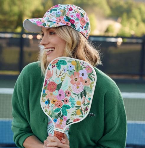 RIFLE PAPER CO. Women's Garden Party Baseball Hat, 7" Brim, Classic Six-Panel Cap with Adjustable Strap