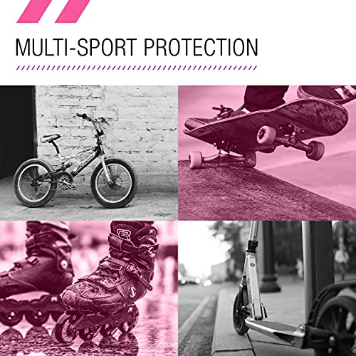 80SIX Kids Multi-Sport Protective Gear Set Pink Purple Small/Medium
