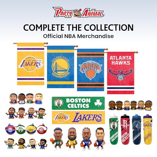 Party Animal NBA Legends TeenyMates Action Figures Gift Set - Collectible Basketball Toys