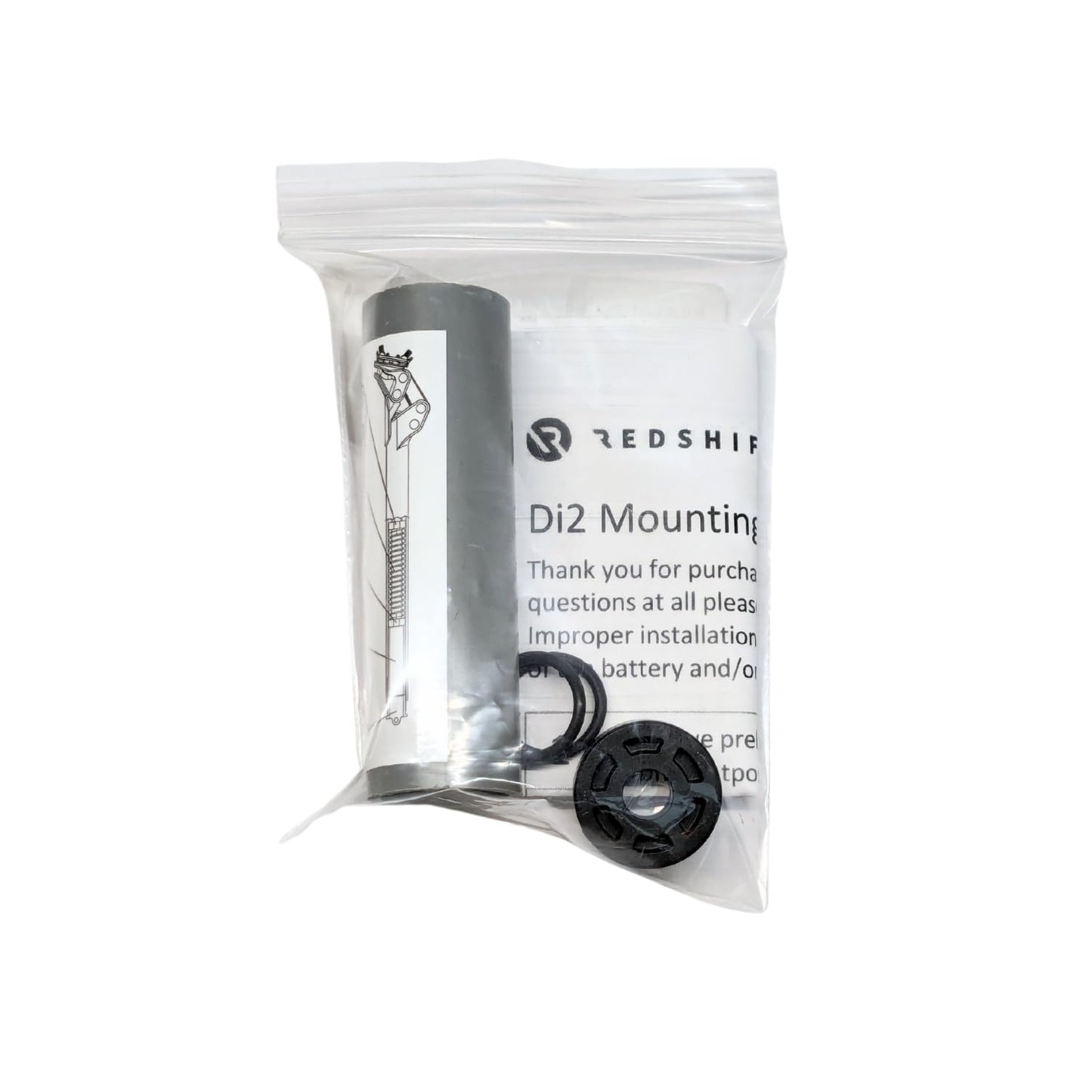REDSHIFT Compatible Di2 Battery Adapter for 27.2mm Diameter ShockStop Seatpost