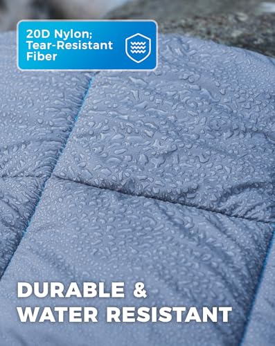 KingCamp Puretrail-Grey Ultralight Wearable Camping Blanket 69"x53"