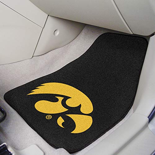 University of Iowa Hawkeyes Car Mats - 2-Piece, 18"x27"