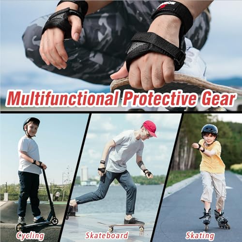 KULEDM Medium Wrist Guard Protective Gear for Skating, Snowboarding & More