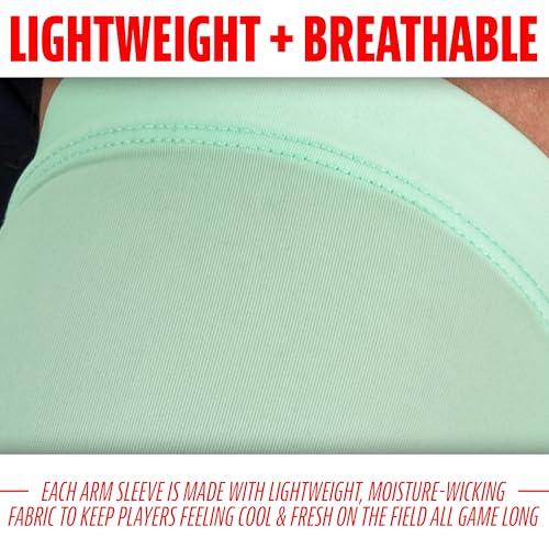 Baseball Arm Compression Sleeves - Mint / Small-Medium