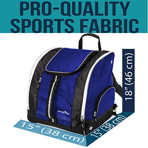 Athletico Blue Ski Boot Bag for Snowboarding & Ski Gear Storage