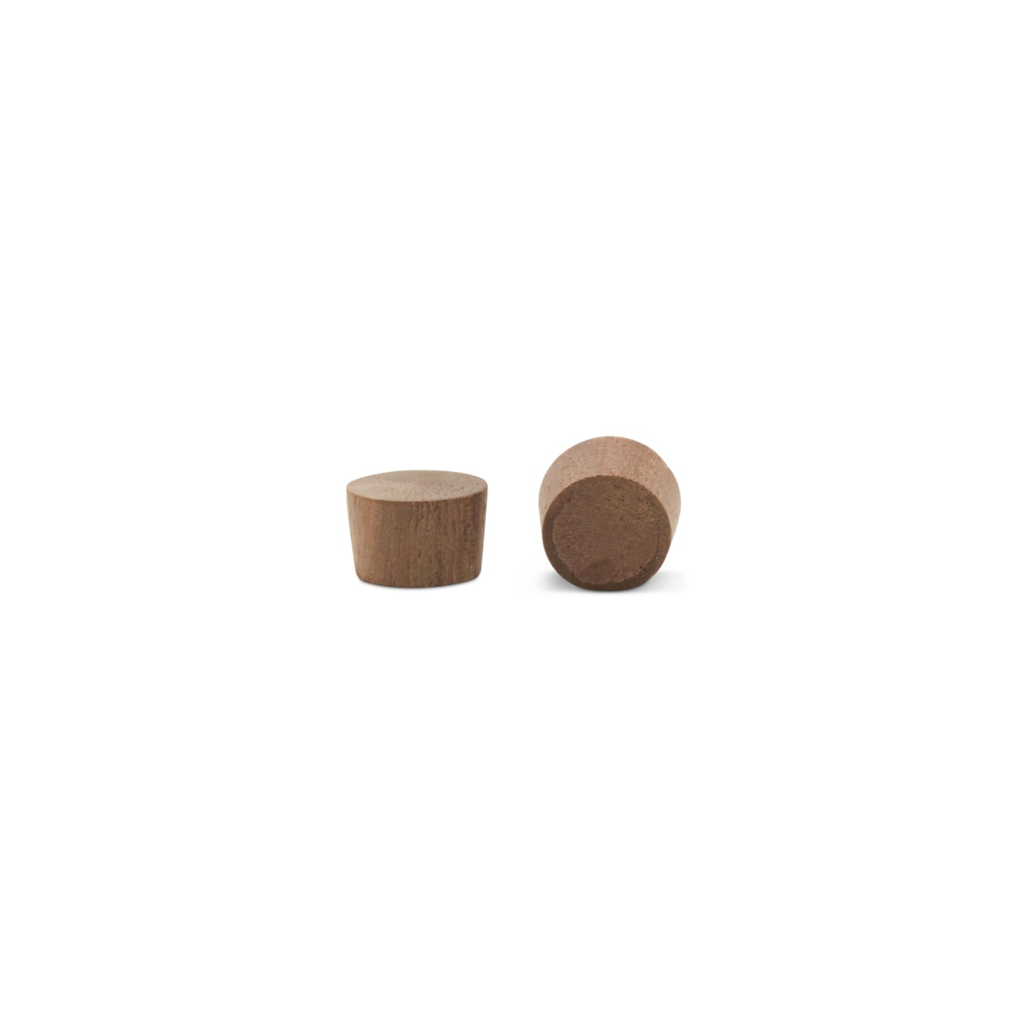 Woodpeckers 3/8 Inch Walnut Wood Flat-Head Plugs for Furniture Screw Holes - Pack of 25