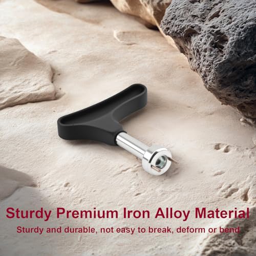 Universal Golf Shoe Spike Wrench - Ergonomic Handle Spike Removal Tool