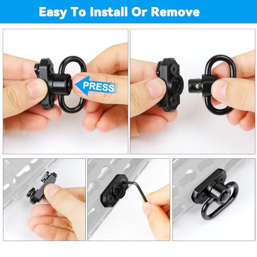 Two Point QD Sling with 360° Rotation - 1.25" Swivel Mounts