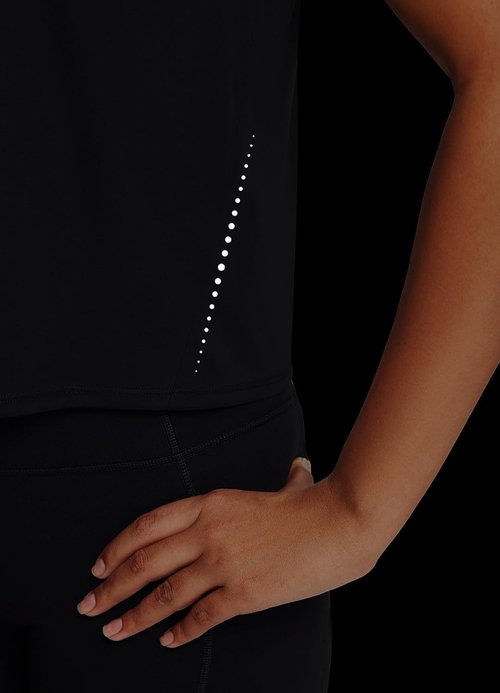 Baleaf Women's Athletic Sun Shirt - Short Sleeve Cropped Running Top | UPF 50+ Quick Dry, Lightweight