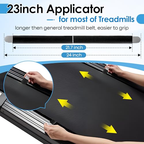 Treadmill Lubricant - 4oz Silicone Oil with 24inch Applicator
