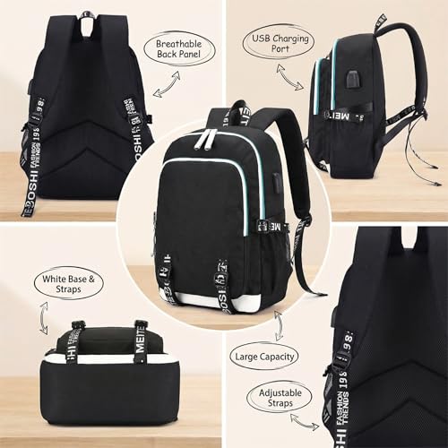 Multifunction Soccer Player Backpack - Travel Laptop Bag - Multicolour