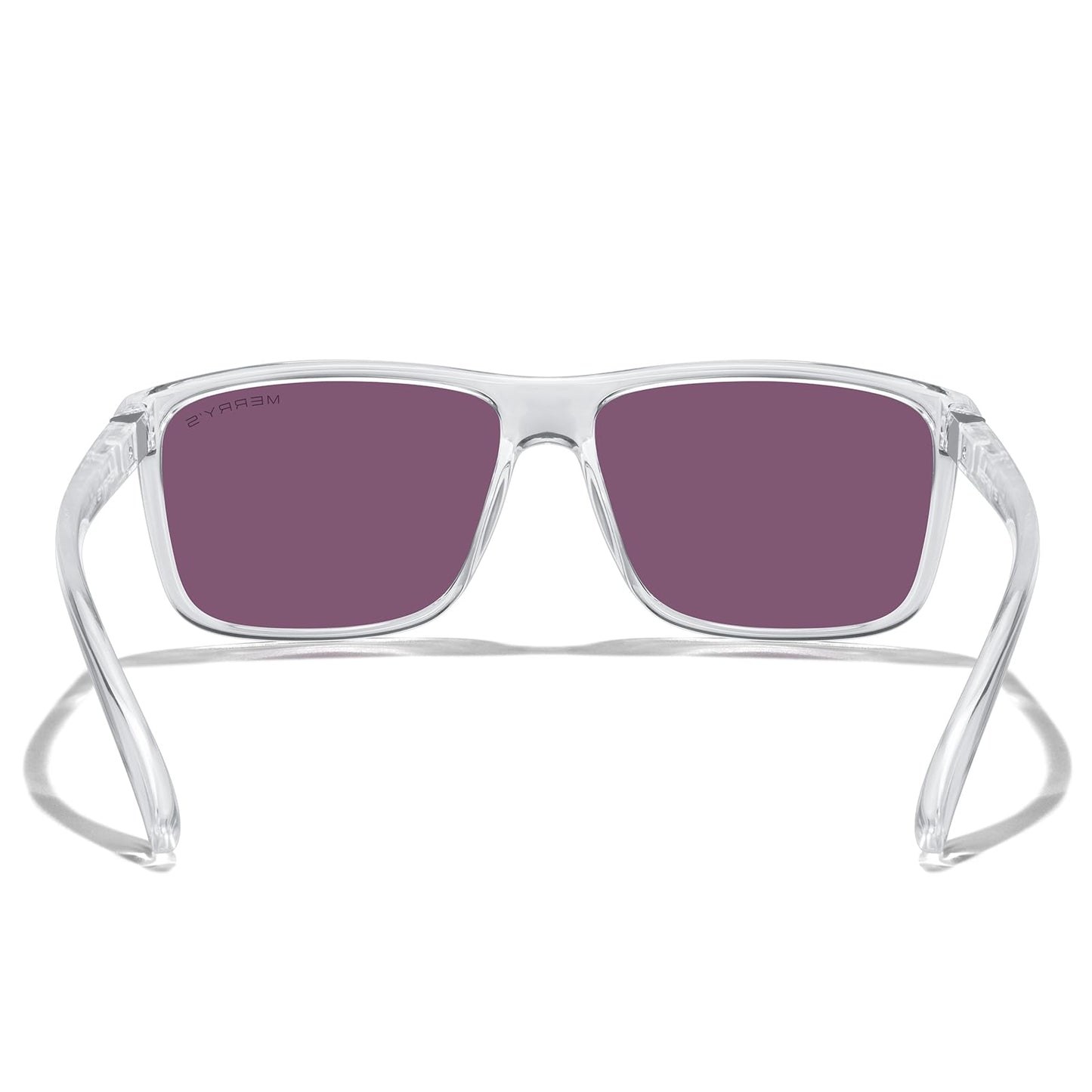 MERRY'S Rectangular Polarized Sports Sunglasses for Men Women Cycling Driving Fishing UV400 Protection S8225