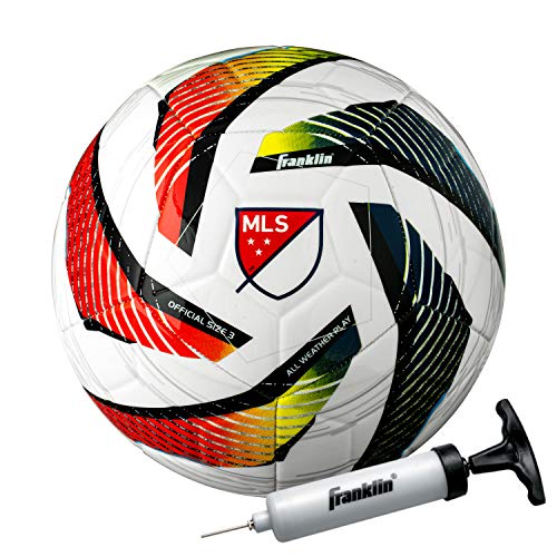MLS Tornado Soccer Ball - Size 3 - Soft TPU Cover with Air Pump Included