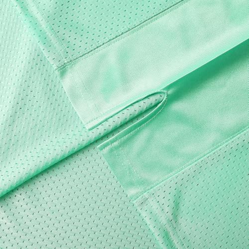 Blank Football Jerseys - Mesh Athletic Sports Uniform - X-Large Apple Green