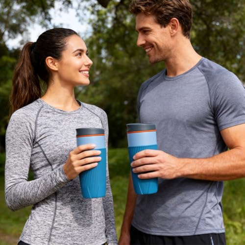 Silicone Water Bottle Boot for Owala 20oz Tumbler - Blue