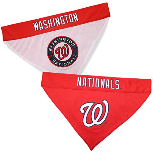 MLB Washington Nationals Reversible Pet Bandana - Small/Medium