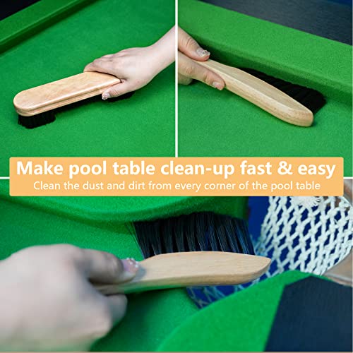 Billiard Table Brush Set - 6-Piece Pool Table Cleaning Kit