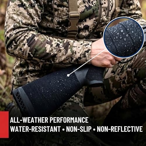 Gun Grip Tape, Non-Slip Self-Adhesive Tactical Tape – Black, 2 Pack (Cedar Mill Fine Firearms)