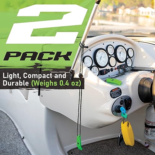 Emergency Safety Whistles - 2 Pack, 120dB Loud Waterproof Survival Signal