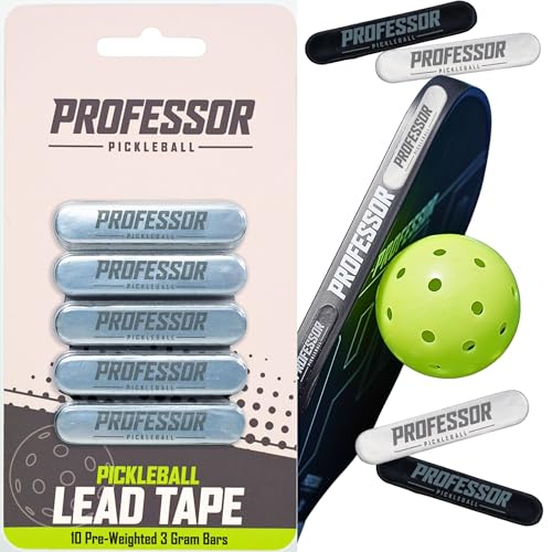 Lead Tape for Pickleball Paddles - 10 Pack, 3g - Silver
