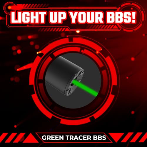 AT1000 Airsoft Tracer Unit - Glow in the Dark Green BBs (Black)