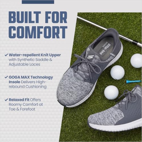 Max 2 Rover Golf Shoes for Men - Slip-in, Grey