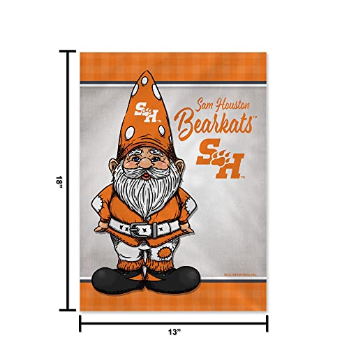 NCAA Gnome Garden Flag - Sam Houston State Bearkats 13" x 18"